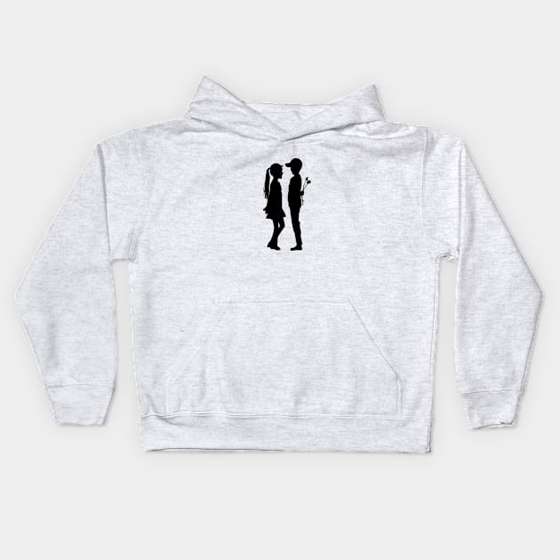 Affection Kids Hoodie by linesdesigns